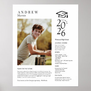 Class of 2026 Photo Graduation Poster