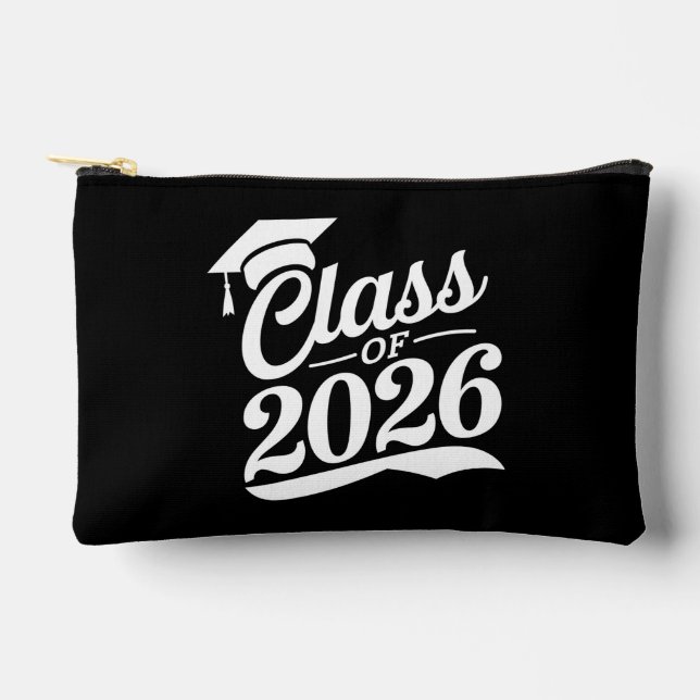 Class Of 2026 Proud Graduate Graduation Accessory Pouch (Front)