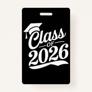 Class Of 2026 Proud Graduate Graduation Badge