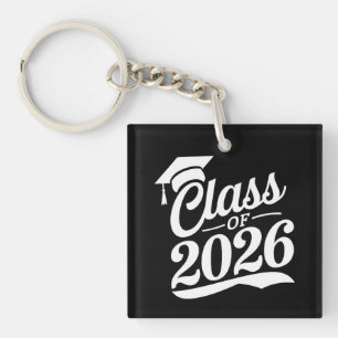 Class Of 2026 Proud Graduate Graduation Keychain