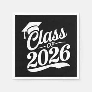 Class Of 2026 Proud Graduate Graduation Napkin