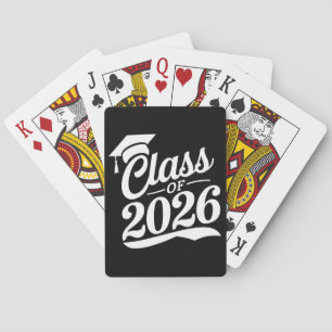 Class Of 2026 Proud Graduate Graduation Playing Cards