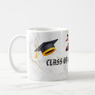 Class of 2026 Proud Mom Mug, Personalized Name  Coffee Mug