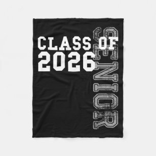 Class of 2026 senior 2026 graduation 2025 student fleece blanket