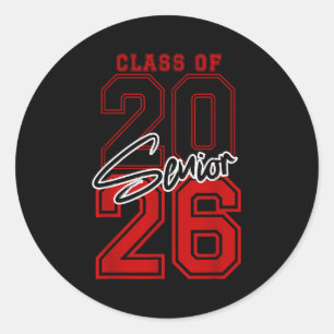 Class of 2026 senior - 2026 graduation classic round sticker