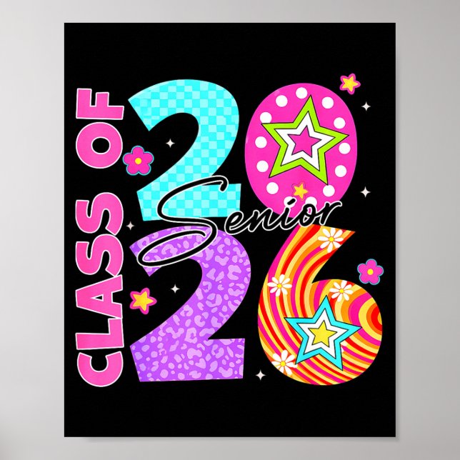 Class of 2026 senior 2026 graduation for student poster (Front)