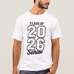 Class Of 2026 Senior 26 Graduation Graduate T-Shirt