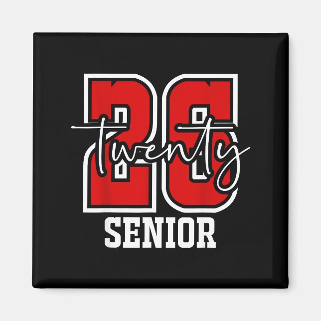 Class of 2026 senior graduation from high school magnet (Front)