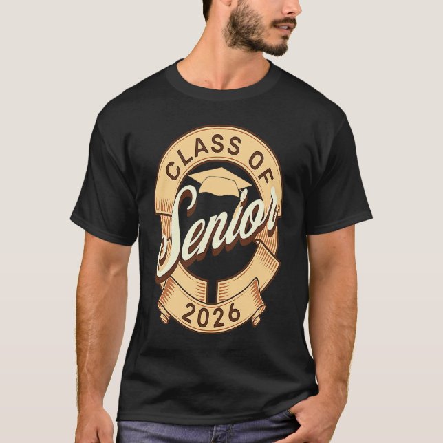 Class of 2026 Senior Graduation Senior Class of 20 T-Shirt (Front)