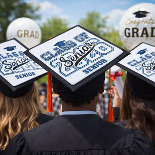 Class of 2026 Senior Varsity Emblem Graduation Cap Topper