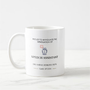 Class of 2026 Speech Assistant SLPA Graduation Coffee Mug