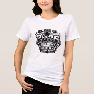 🎓 Class of 2026 T‑Shirt Tri-Blend Shirt