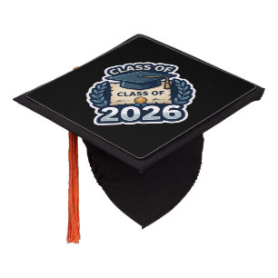 Class of 2026 Tassel Topper - Retro Pixel Art Badg