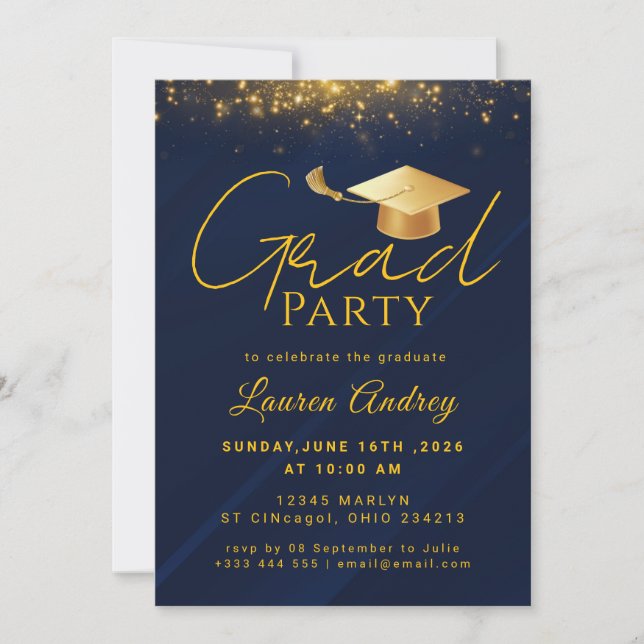 Class of 2027 Graduation Party Invitation (Front)