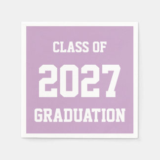 Class Of 2027 Graduation Party Napkins
