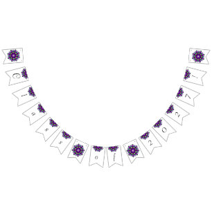 Class of 2027! Mandala in purple Bunting Flags