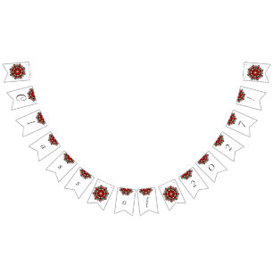 Class of 2027! Mandala in red Bunting Flags