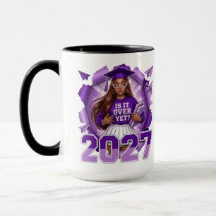 Class of 2027 Purple Graduation  Mug