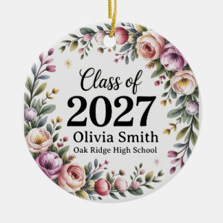 Class of 2027 Senior Christmas Ornament Grad Gift