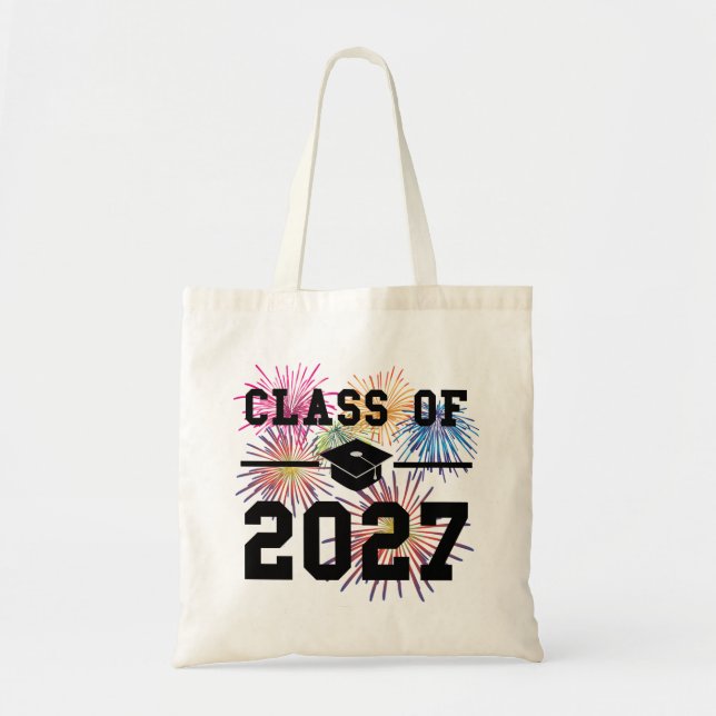 Class Of 2027 Senior Year Tote Bag (Front)