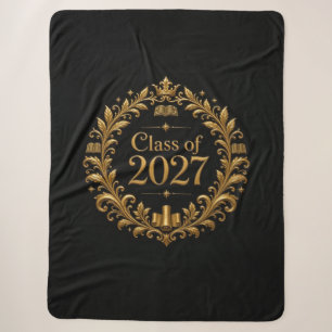 Class of 2027 sherpa blanket