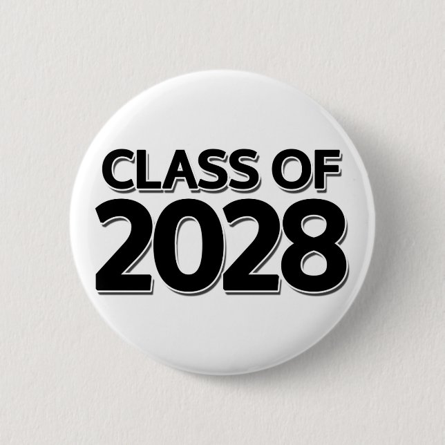 Class of 2028 2 inch round button (Front)
