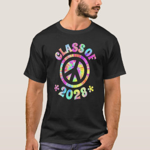 Class Of 2028 Graduate Future Graduation Peace Sig T-Shirt