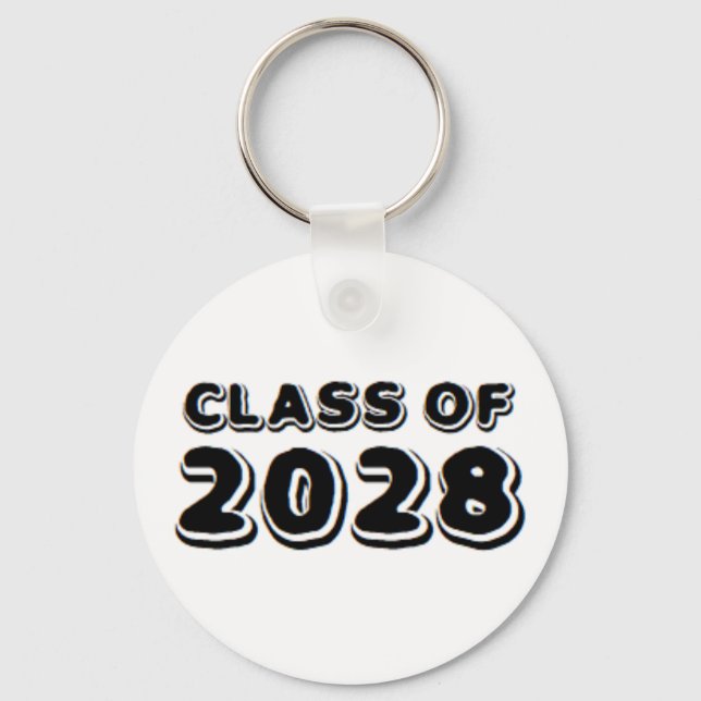 class of 2028 keychain (Front)