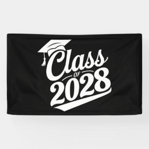Class Of 2028 Proud Graduate Graduation Banner