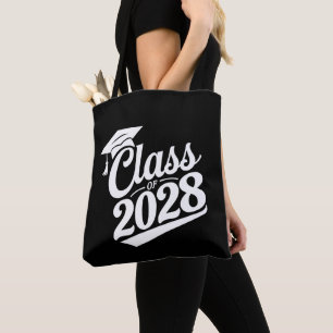 Class Of 2028 Proud Graduate Graduation Tote Bag