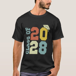 Class Of 2028 Senior 2028 Graduation School T-Shirt