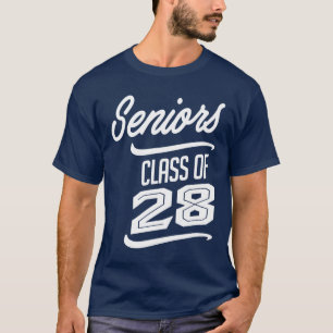 Class of 2028 - Senior Graduation School T-Shirt