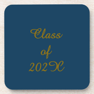 Class of 202X Graduation Hard plastic coaster