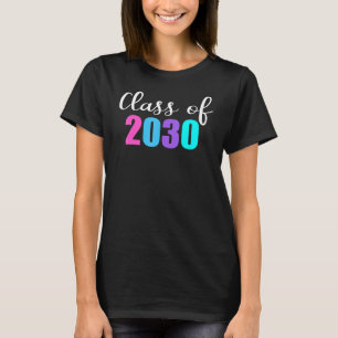 Class Of 2030  1st Grade Onto 2nd Grade Graduation T-Shirt