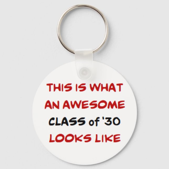 class of 2030, awesome keychain (Front)