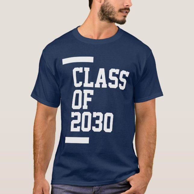 Class of 2030 - Senior Graduation School T-Shirt (Front)