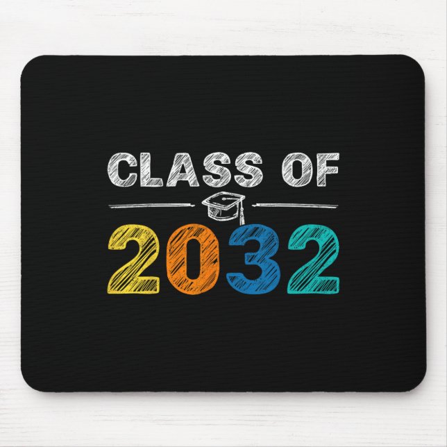 Class of 2032 First Day of School Pre-K Gift Kinde Mouse Pad (Front)