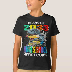 Class Of 2033 High School Here I Come  T-Shirt