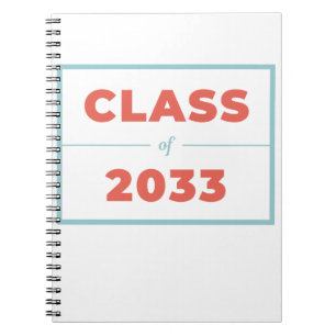 Class of 2033 notebook