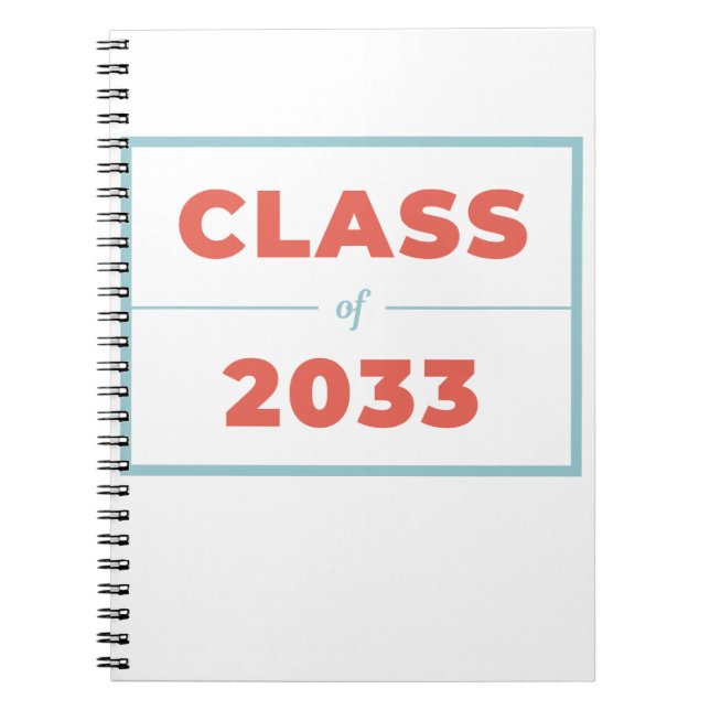 Class of 2033 notebook (Front)