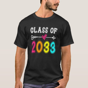 Class Of 2033 Pre K Graduate Preschool Graduation T-Shirt