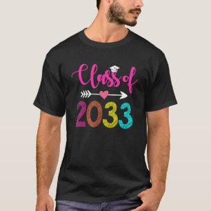 Class Of 2033 Pre K Graduate Preschool Graduation T-Shirt