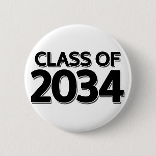 Class of 2034 2 inch round button