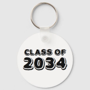 class of 2034 keychain