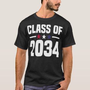 Class of 2034 Kindergarten Grow With Me Future Gra T-Shirt