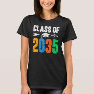 Class of 2035 First Day of School Graduation T-Shirt