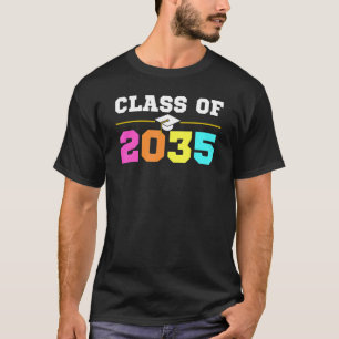 Class Of 2035 Grow With Me Back To School Colours T-Shirt