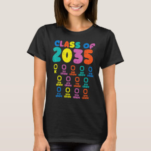 Class Of 2035 Grow With Me  Back To School Tee