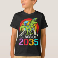 Class Of 2035 Grow With Me Dinosaur back to School