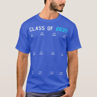 Class of 2035 Grow with Me Graduation First Day Ha T-Shirt